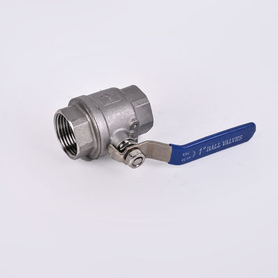 Manuale di funzionamento in acciaio inossidabile 201/304 2PC Light Duty due pezzi tipo valvola a sfera per generale