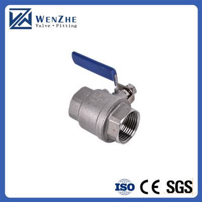 1.0''-6.0" Port Size Mirror Polished Steel Thread Ball Valve per l'acqua