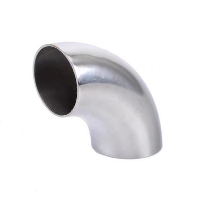 OEM supportato in acciaio inossidabile 316L Sanitary Fitting 90 gradi Saldatura lucidata gomito corto