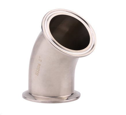 "Tri Clamp Sanitary Pipe Fitting 90 Degree Elbow Stainless Steel 2" Tube OD Wenzhe