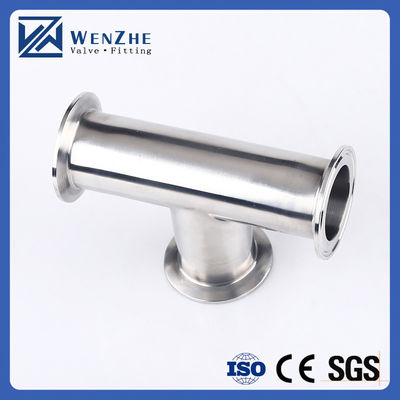 1.5" Tri-clamp Acciaio inossidabile 304 sanitario adattabile a tre vie Clamp Tee per 38mm tubo OD