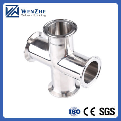 1.5" Tri-clamp Acciaio inossidabile 304 sanitario adattabile a tre vie Clamp Tee per 38mm tubo OD