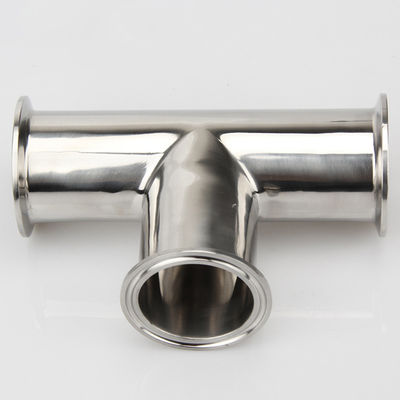 Clampada esagonale Tee 3 Way Acciaio inossidabile 304 con 3 guarnizioni in silicone si adatta a 1,5 " Tri Clampada