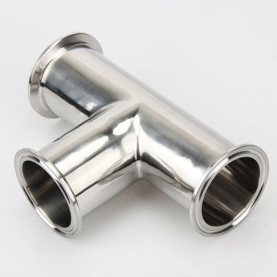 Clampada esagonale Tee 3 Way Acciaio inossidabile 304 con 3 guarnizioni in silicone si adatta a 1,5 " Tri Clampada