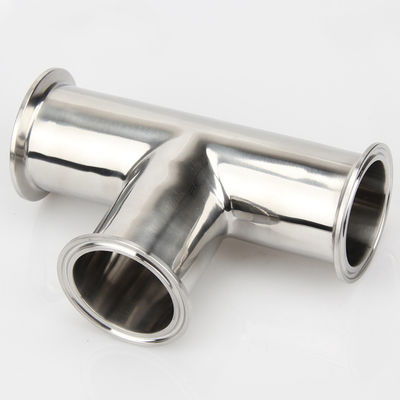 Clampada esagonale Tee 3 Way Acciaio inossidabile 304 con 3 guarnizioni in silicone si adatta a 1,5 " Tri Clampada
