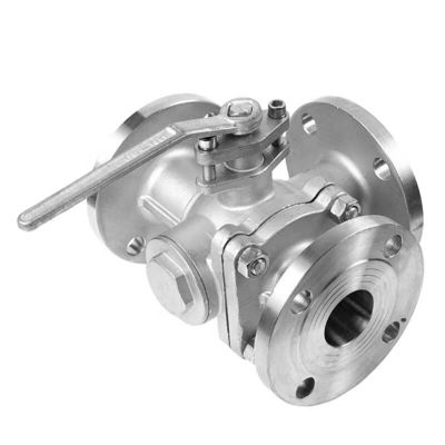 Stainless Steel Ss 304 316 Valvola a sfera di flangia Valvola di progettazione lunga durata di vita