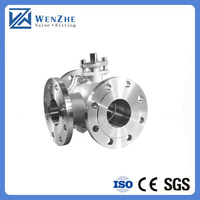 Stainless Steel Ss 304 316 Valvola a sfera di flangia Valvola di progettazione lunga durata di vita
