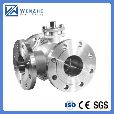 Stainless Steel Ss 304 316 Valvola a sfera di flangia Valvola di progettazione lunga durata di vita