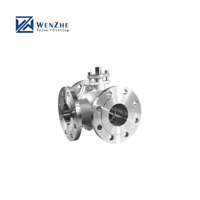 Stainless Steel Ss 304 316 Valvola a sfera di flangia Valvola di progettazione lunga durata di vita