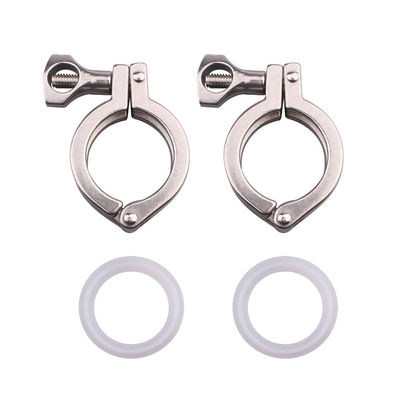 Codice esagonale/testa rotonda Wenzhe Tri-clamp Acciaio inossidabile 304 Single Pin Heavy Duty Tri Clamp