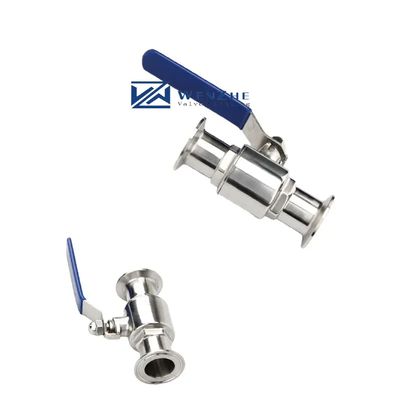 Supporto OEM SS304 1/4''-4.0'' Homebrew Tri-Clamp Ball Valve Valvola Sanitaria in acciaio inossidabile