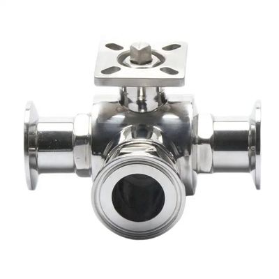 Supporto OEM SS304 1/4''-4.0'' Homebrew Tri-Clamp Ball Valve Valvola Sanitaria in acciaio inossidabile