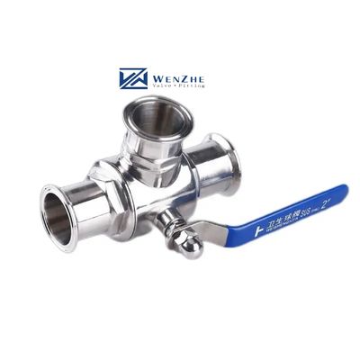 Valvola a sfera 3W in acciaio inossidabile SS304/SS316L