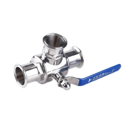 Valvola a sfera 3W in acciaio inossidabile SS304/SS316L