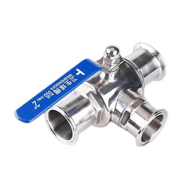 Valvola a sfera 3W in acciaio inossidabile SS304/SS316L
