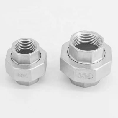 Femminile di connessione in acciaio inossidabile 304 Fitting tubo fuso Unione 3/4 "NPT x 3/4" NPT adattatore