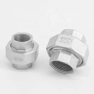 Femminile di connessione in acciaio inossidabile 304 Fitting tubo fuso Unione 3/4 "NPT x 3/4" NPT adattatore