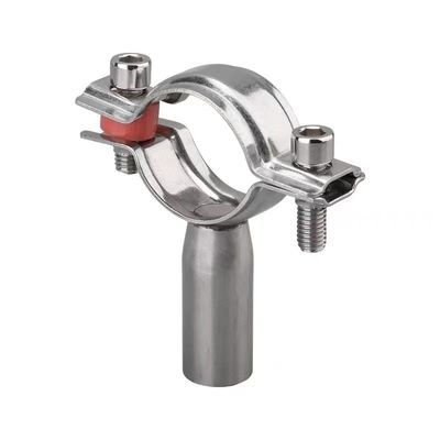 WZ Sanitario SS 304 316 Single Pin Clamp Tri Clamp Fittings Pipe Hanger Pipe Holder 1/8"--4
