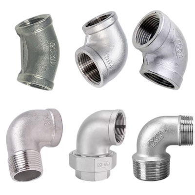 1/2" Tee Femminile NPT T a forma di tubo fuso 3 Way OEM supporto Acciaio inossidabile 304