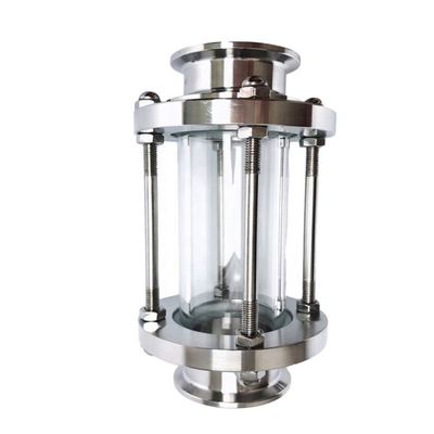 Acciaio inossidabile di grado alimentare 304 316L Sanitario Tri Clamp Visione vetro tubo di montaggio vetro visione tubolare