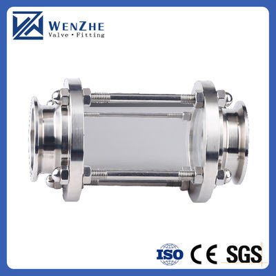 Acciaio inossidabile di grado alimentare 304 316L Sanitario Tri Clamp Visione vetro tubo di montaggio vetro visione tubolare