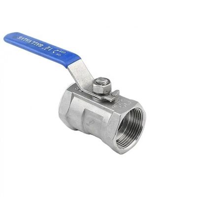 Manico lungo 1 1/4 "acciaio inossidabile 304 316 un pezzo di filo pulsante valvola a sfera npt bspt bspp G