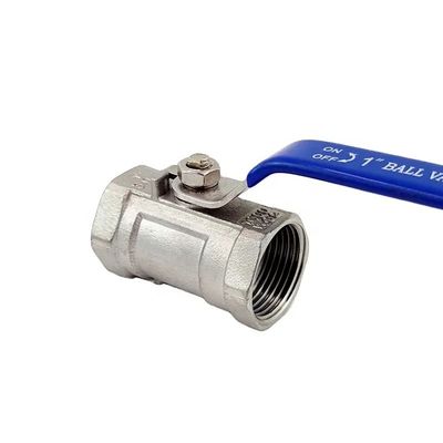 Manico lungo 1 1/4 "acciaio inossidabile 304 316 un pezzo di filo pulsante valvola a sfera npt bspt bspp G