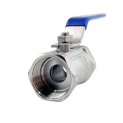 Manico lungo 1 1/4 "acciaio inossidabile 304 316 un pezzo di filo pulsante valvola a sfera npt bspt bspp G