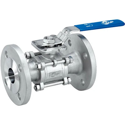 Supporto personalizzato ODM Valvola a sfera in acciaio inossidabile a 2 pezzi per flange ANSI classe 150