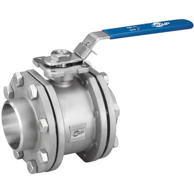 Supporto personalizzato ODM Valvola a sfera in acciaio inossidabile a 2 pezzi per flange ANSI classe 150