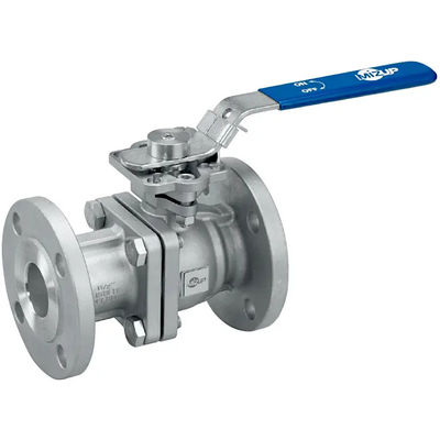 Supporto personalizzato ODM Valvola a sfera in acciaio inossidabile a 2 pezzi per flange ANSI classe 150
