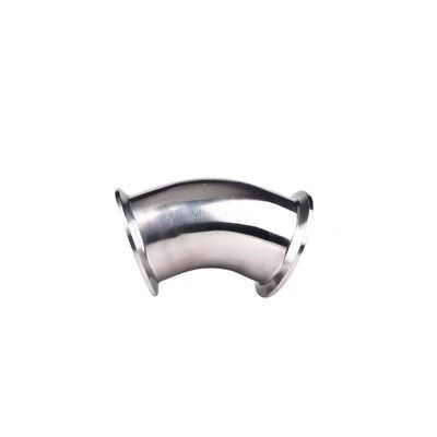 Sanitario 90 gradi 45 gradi 2 "Tri Clamping Elbows Casting SS304 316L Food Grade TC Clamped