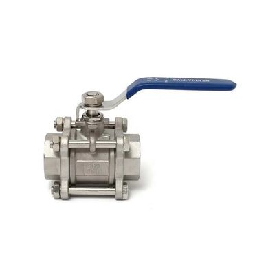 Acciaio inossidabile 304/316 3 pezzi Tipo Valvola a sfera a filo a vite NPT BSPT G per lavori pesanti