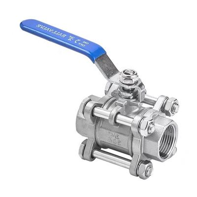 Acciaio inossidabile 304/316 3 pezzi Tipo Valvola a sfera a filo a vite NPT BSPT G per lavori pesanti