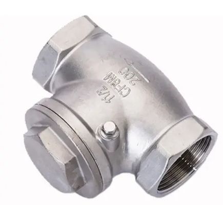 Codice testa cilindrica 316 acciaio inossidabile 201 304 valvola di controllo Npt Bsp filo carico di molla