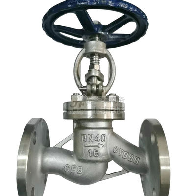 Valvola a sfera in acciaio inossidabile PN16 a temperatura media di tipo S per controllo del flusso leggero