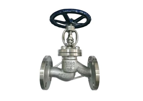 Valvola a sfera in acciaio inossidabile PN16 a temperatura media di tipo S per controllo del flusso leggero