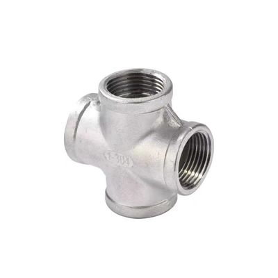 Acciaio inossidabile 3/4" femminile 4 Way Cross Cast Pipe Fitting Coupling for Connection