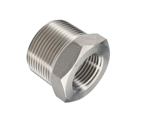 Acciaio inossidabile riduttore Hex Bushing 1 "-8" maschio NPT a 3/4" femmina NPT adattatore di tubo fuso