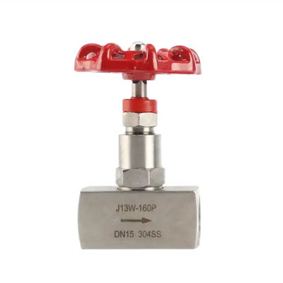 Valvola ad ago ad alta pressione 1/2" DN15 J13W-160P in acciaio inossidabile forgiato 304 316 316L