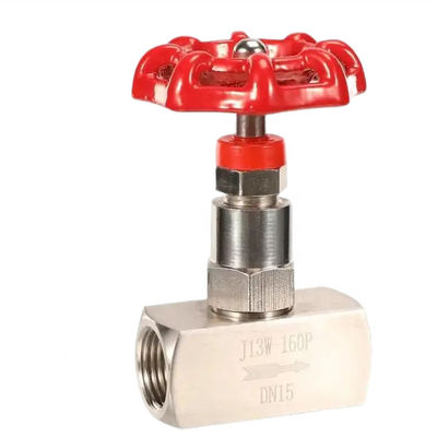 Valvola ad ago ad alta pressione 1/2" DN15 J13W-160P in acciaio inossidabile forgiato 304 316 316L