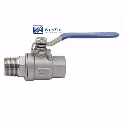 Maschio e femmina Full Port BSP BSPT NPT Q11F 304 316 WCB CF8 1000 wog Valvola a sfera a filo 2pc