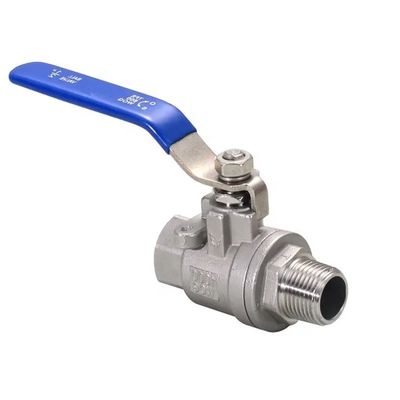 Maschio e femmina Full Port BSP BSPT NPT Q11F 304 316 WCB CF8 1000 wog Valvola a sfera a filo 2pc