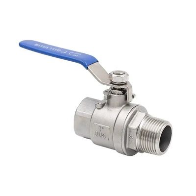 Maschio e femmina Full Port BSP BSPT NPT Q11F 304 316 WCB CF8 1000 wog Valvola a sfera a filo 2pc