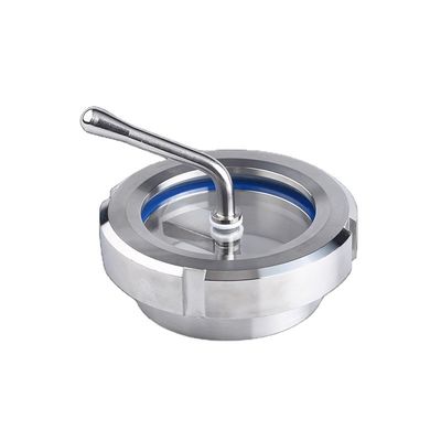 10bar in acciaio inossidabile sanitario 304/316L tubo saldato Union Sight Glass con tergicristallo