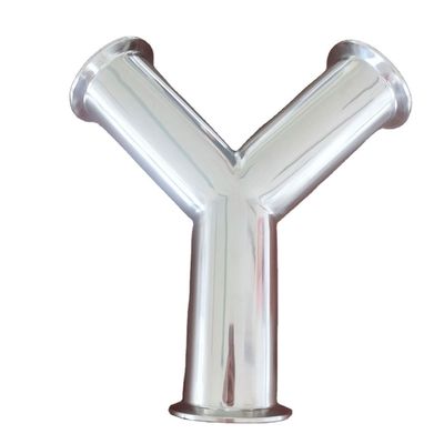Acciaio inossidabile sanitario304 316 Pipe Fitting Tri Clamp Wyes Tee Y Tipo Tee Garantito