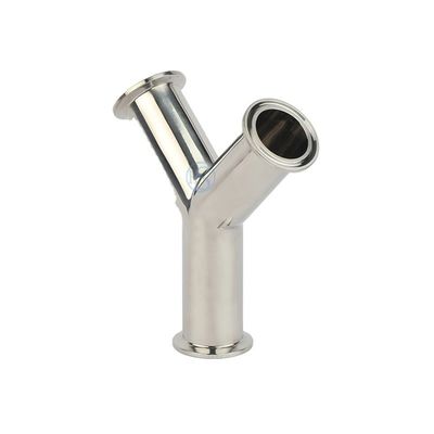 Acciaio inossidabile sanitario304 316 Pipe Fitting Tri Clamp Wyes Tee Y Tipo Tee Garantito
