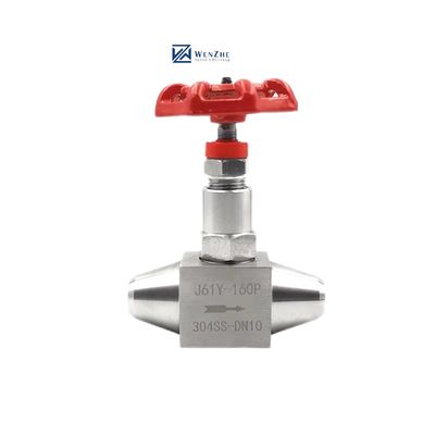 Valvola ad ago forgiata SS304 316 316L J61W/H PN10/PN16/PN25 argento