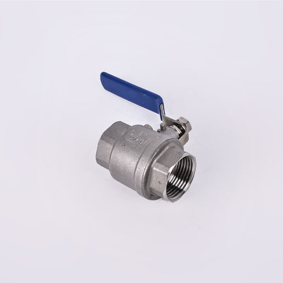 SS304 DN8 Valvola a sfera di controllo manuale a filettatura femminile Standard Standard Head Code Round