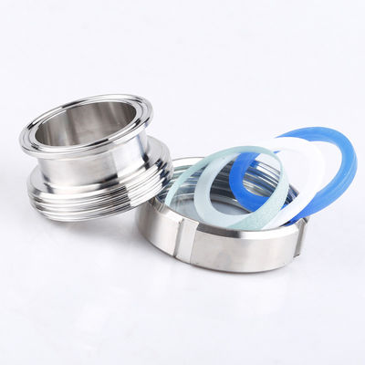 Supporto personalizzato ODM Sanitario in acciaio inossidabile 304/316L Tri Clamp Union Sight Glass